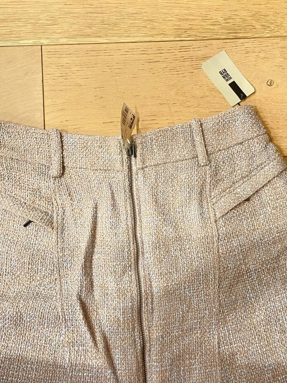 Vintage Nathan Jenden Metallic Tweed Skirt NWT Sz 8/10